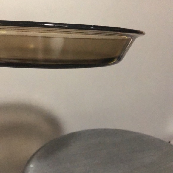 Vintage Pyrex brown pie plate 209 - Picture 3 of 6